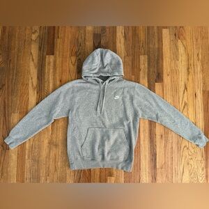 Nike Sportswear Club Fleece Men’s Pullover Hoodie Grey Size Small